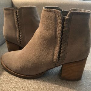 Blondo Tan Suede Booties